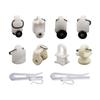 Nuevo en stock gancho deslizante anillo de mosquitero polea enrollable decoración del hogar accesorios para cortinas riel recto riel curvo riel guía fabricantes en stock