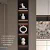 Gabinete de vinos de alta gama, de lujo y ligero, decoración moderna y minimalista para sala de estar, mueble de TV, oficina, estudio, estantería, traje