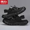 Sandalias de Jalar para Hombre 2026 Nuevas de Verano para Exteriores Antideslizantes de Doble Uso Resistentes al Agua para Playa Zapatos sin Cordones para Hombre