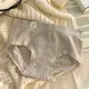 Cueca Feminina Sem Costura Tamanho Grande 7A Algodão Puro Entrepernas Antibacteriano Levanta Bumbum Controle de Barriga Respirável Cintura Média-Alta Cueca Sem Costura Invisível para Mulheres