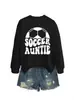 Tía del fútbol Amazon Wish sitio independiente sudadera casual y cómoda de mujer nueva de otoño e invierno de manga larga