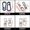 Fábrica de ganchos para cordão atacado metal espessado rotativo colorido fita gancho 8mm cordão de celular fecho bico de águia