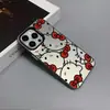 Capa de Celular Desenho Fofo Hello Kitty Apple 18Promax Anti-Queda Criativa Protetora Atacado