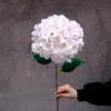 Hortensia de Simulación 3D Fabricación Pared de Flores para Boda Azul Bella Decoración Venta al por Mayor Hogar Suave Hortensia Transfronteriza