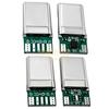 Base hembra USB 3.1 Tipo C con placa fija, interfaz de carga y datos, conector macho y hembra C, placa de prueba, inserción positiva y negativa a doble cara