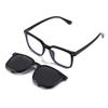 Novos óculos de sol infantis clip clip pendurado óculos conjunto óculos polarizados anti-ultravioleta dupla finalidade óculos planos JC7365