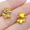 Goteo de aceite oro antiguo oro mate mariposa cuentas espaciadoras pasantes estilo chino kit de materiales para accesorios de joyería hecha a mano DIY