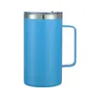 Taza termo de acero inoxidable 304 para comercio exterior transfronterizo 24oz taza de oficina taza de café taza de acero inoxidable taza con asa