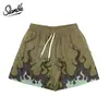 2026 Estampado Digital de Llama Shorts Deportivos de Moda Baloncesto High Street Estudiante Holgado Casual Pantalones Cortos de Cuarto para Hombre