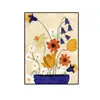 Colección de Flores de Esquina Cálida: Pinturas de Arte de Nicho para la Sala de Estar, Pinturas para la Entrada del Comedor, Pasillos de Hotel y Pinturas de Pie con Estética de la Dinastía Song