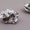 Suéter cárdigan de metal con botón de mineral anti-meteorito irregular, botón sólido cóncavo-convexo plisado, abrigo abrigo abrigo hebilla de abrigo
