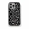 Funda de Teléfono con Flores de Moda Estilo Europeo y Americano para Apple 18Pro Cubierta Protectora Acrílica Ip17 con Soporte Magnético para Tarjetas 14