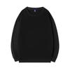 Sudadera 260g Cuello Redondo Sección Delgada Primavera y Otoño Multicolor Personalizada Ropa de Pareja Lista para Usar Venta al por Mayor Patrón de Logo Impreso Bordar