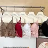 Camisola Floral Soluble en Agua Anti-Exposición para Mujer, Top sin Mangas con Tirantes Ajustables, Camisola Sexy