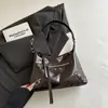 2026 Comercio Exterior Transfronterizo Nuevo Estilo Cuero con Cera Aceitosa Bolsa para Motocicleta Gran Capacidad Bolsa Debajo del Brazo Moderna Genial Retro Bolso de Hombro Único Bolsa de Empanadilla