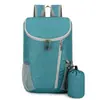 Mochila Escolar Transfronteriza de Gran Capacidad Bolsa Plegable Ligera Impermeable Bolsa para Exteriores Mochila Deportiva de Viaje Logotipo Imprimible