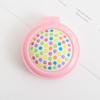 Peine Plegable Estilo Coreano Color Caramelo Peine Portátil Color Sólido Espejo de Maquillaje Portátil Peine de Bolsa de Aire Peine Arcoíris Masaje Antiestático