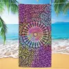 Toalha de praia transfronteiriça de microfibra ultrafina com logotipo estampado digitalmente, veludo dupla face de secagem rápida, toalha de banho grande Classe A mais toalha