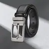 Cinturón de Cuero Genuino con Hebilla de Pasador, Moda Masculina Transfronteriza para Jóvenes y Adultos de Mediana Edad, Cinturón Casual de Negocios Versátil, Cinturón de Cuero para Pantalones al por Mayor