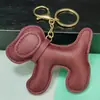 Venda Direta de Fábrica Transfronteiriça Pingente de Bolsa de Cachorro Desenho Animado Moda Criativa Couro PU Pingente Chaveiro de Carro de Cachorro