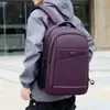 Mochila Dupla de Ombro Masculina para Negócios Grande Capacidade para o Dia a Dia Mochila para Computador Simples Toque de Alto Padrão Passeio Casual Versátil Mochila Masculina