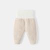 Calças de lã polar do bebê calças de outono novas roupas infantis de outono e inverno meninos e meninas calças pp engrossadas roupas de outono