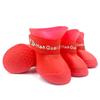 Fabricante em estoque sapatos e botas de silicone com velcro para animais de estimação conjunto de 4 peças sapatos de cachorro antiderrapantes resistentes ao desgaste impermeáveis botas de chuva
