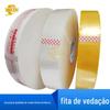 Fita Transparente para Uso em Máquina, Fita de Vedação, Logística Entrega Expressa Embalagem E-commerce Fita de Vedação, Fita de Alta Adesão, Fita Rolo Grande