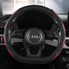 Xh Cubierta de Volante de Coche de Cuero Nappa para las Cuatro Estaciones F25 Simple Deportiva Accesorios de Interior de Negocios Cubierta de Volante al por Mayor Transfronterizo