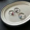 Dulce y Fresco, Lujo Ligero, Nuevo Producto de Nicho, Anillo Esmaltado con Forma de Croissant para Mujer, Versátil y Único, Anillo Abierto Fresco y Ajustable