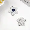 Tela Linda de Puntos Botón Tridimensional Flor Pequeña Hecho a Mano DIY Accesorios para el Cabello Ropa Bolsas Funda para Teléfono Muñecas Accesorios Decorativos