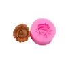 Molde para Pastel DIY Patrón de Rosa Pequeña Molde de Silicona para Fondant Molde de Silicona Líquida