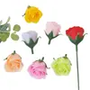 Vendas Diretas da Fábrica Mini Cabeças de Flores do Tamanho de um Polegar DIY Flores de Sabão Semi-Acabadas Cabeças de Flores de Rosa Presentes de Flores de Sabão Atacado