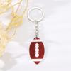Llavero acrílico pintado con charm de rugby para MAMÁ regalo conmemorativo para fans MAMÁ y papá amigos