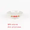 Plato de Servir de Melamina para Comida Caliente y Barbacoa Famoso en Internet de Chongqing, Estilo Vintage Retro Nostálgico, con Diseño de Caracteres Chinos Tradicionales