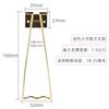 Suporte para moldura de ferro Suporte para exibição em preto dourado Moldura para fotos Painel de cristal Suporte para mesa Suporte para moldura de fotos Suporte de ferro