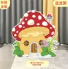 Tablero KT escenario escena de bosque árbol grande utilería de actuación casa maqueta de sketch infantil tablero de fondo