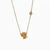 Collar de Plata de Ley S925 Modelo Nuevo Patrón de Martillo de Hielo Brillantes Doce Signos del Zodiaco para Mujer, Mismo Estilo que Tienda de Oro, Cadena para Clavícula Chapada en Plata