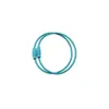 Anillo de Alambre de Acero Pintado de Colores al por Mayor Accesorios para Llaveros DIY Llavero Metálico de Dibujos Animados Llavero de Cuerda Grande Listo para la Venta