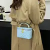 Direto do fabricante: bolsa feminina chique em formato de caixa, nova coleção 2026, com alça de corrente em padrão de losangos, uma bolsa de ombro estilosa que também pode ser usada na transversal, perfeita para o trabalho