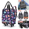 Bolsa de Viaje Universal con Ruedas Desmontables Espalda Bolsa de Viaje para Estudiantes Tamaño Grande Almacenamiento Plegable Gran Capacidad Bolso de Mano Bolsa de Abordar