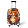 Maleta Maleta Maleta de Animales de Otoño Cubierta Protectora para Rueda Rueda Universal Elástica Maleta con Ruedas Funda Antipolvo para Chaqueta