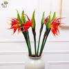 Lujo Ligero Flor Artificial Ave del Paraíso Individual Se Siente Artificial Flores Artificiales Planta Floral de Interior Decoración Strelitzia Reginae Simulada