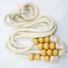 Abrazaderas para Cortinas, Juego de Dos, Cuerdas para Atar Cortinas, Decoraciones de Hebilla para Cortinas, Cuerdas para Guardar Cortinas de Cama, Color Sólido Simple, Abrazaderas sin Taladro