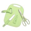 Cuchillo de Fruta Hogar Cocina Mini Pelador Pelador Juego de Cuatro Piezas Engrosado Comida Complementaria Dormitorio Traje de Cuchillos para el Hogar