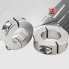 Aço Inoxidável 304 Tipo Dividido Braçadeira Braçadeira para Eixo Redondo Colar de Eixo Braçadeira Cilíndrica Fixador Clipe Fivela Fixador