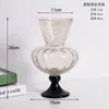 Estilo Retrô Meio Antigo Salpicado Esmalte Vitrificado Dourado Pés Altos Retrô Meio Francês Velharias Vento de Alta Arte Luminária Vaso Vaso de Flores