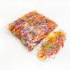 Venta directa de fábrica joyería niños 1000 piezas embolsadas desechables ligas pequeñas para el pelo moños para el pelo al por mayor accesorio para atar el pelo cuerda para la cabeza