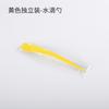 Colheres de Plástico Descartáveis para Frozen Yogurt, Colheres de Sorvete Embaladas Individualmente, Colheres Coloridas Espessadas de 20cm Curvadas em Forma de Gota d'Água
