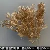 Flores de Casamento de Ouro Flor de Seda Pingente do Ano do Dragão Folha de Ginkgo Fruto de Azevinho Sala de Estar Balde Flor Arte